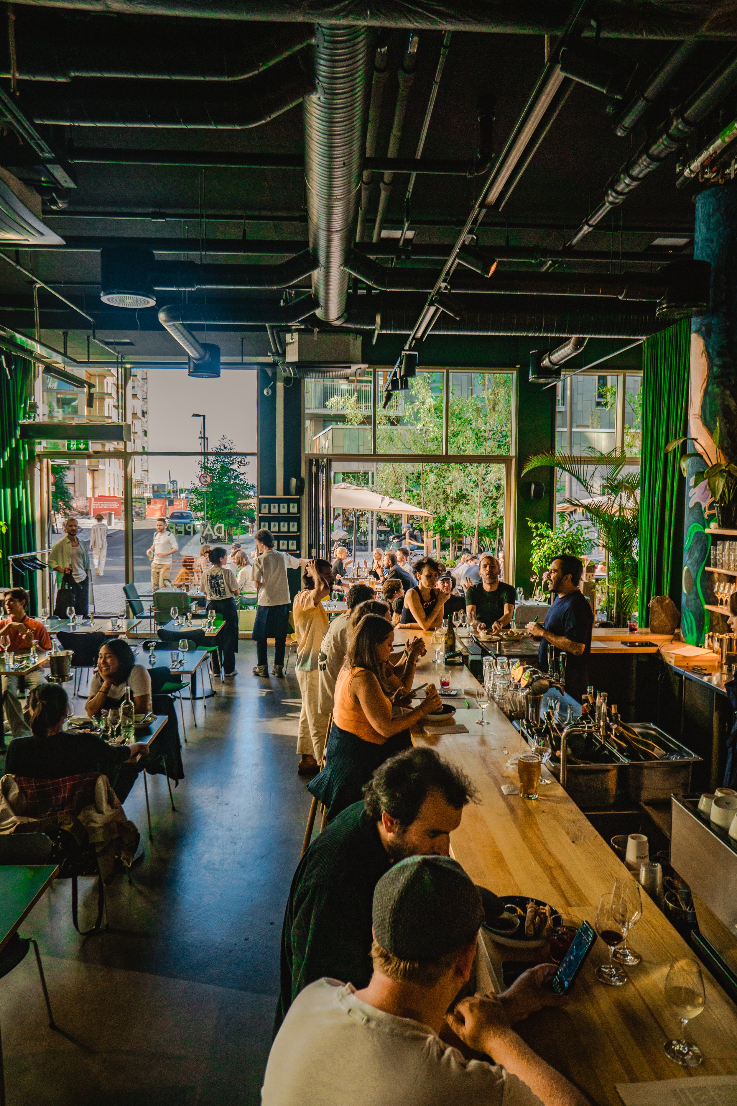 Interior photo of Dapper Bistro restaurant.